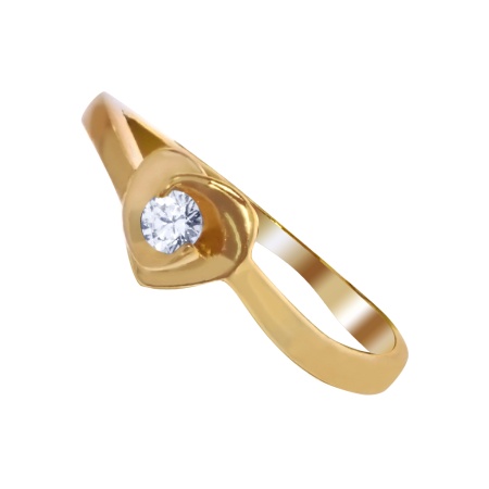 Купить оптом кольцо из серебра с фианитами 1320200010 от Krasnoe