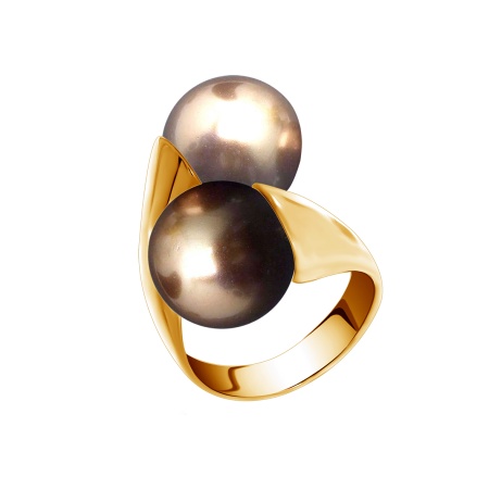 Купить оптом кольцо из серебра с жемчугами 1320240293-43 от Krasnoe