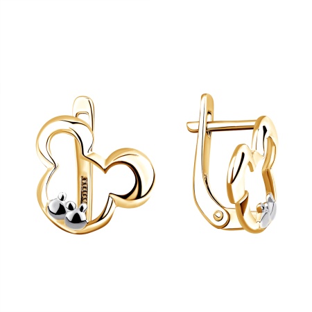 Купить оптом серьги из серебра без вставок 2329405212 от Krasnoe