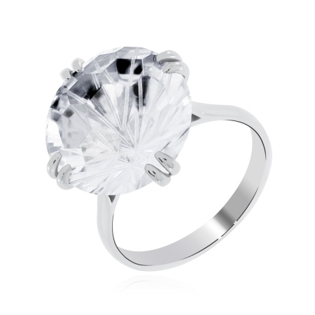 Купить оптом кольцо из серебра с фианитом 1340201502 от Krasnoe