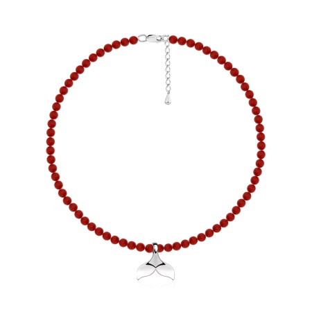 Купить оптом колье из серебра с агатами 8340395412-1-45-31 от Krasnoe