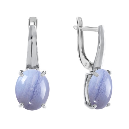 Купить оптом серьги из серебра с агатами 2340390137-70 от Krasnoe