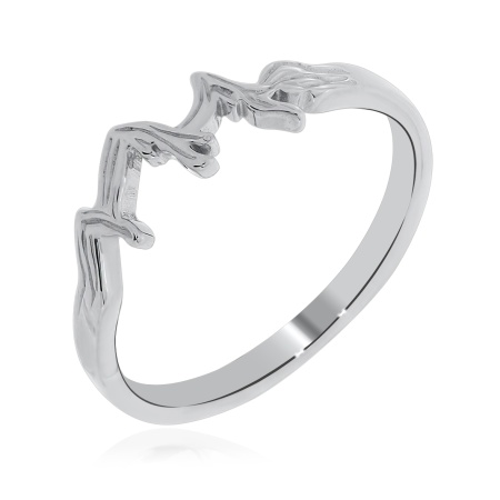 Купить оптом кольцо из серебра без вставок 1340404762 от Krasnoe