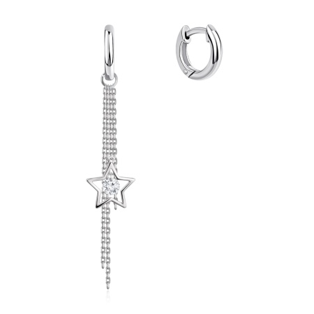 Купить оптом серьги из серебра с фианитами 2340205688-16 от Krasnoe