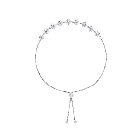 Купить оптом браслет из серебра с фианитами 4340202564-17 от Krasnoe