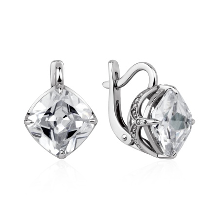 Купить оптом серьги из серебра с фианитами 2340201544л от Krasnoe