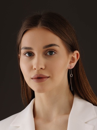 Купить оптом серьги из серебра без вставок 2340405187-4 от Krasnoe