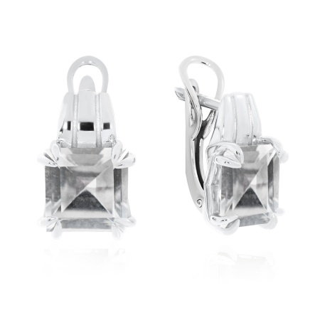 Купить оптом серьги из серебра с хрусталём 2340521531 от Krasnoe