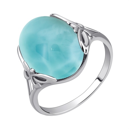 Купить оптом кольцо из серебра с ларимаром 1340Л11859 от Krasnoe
