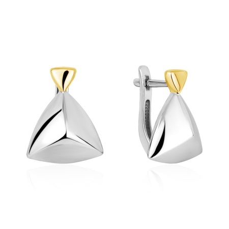 Купить оптом серьги из серебра без вставок 2350405852 от Krasnoe