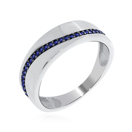 Купить оптом кольцо из серебра с ситаллами 1348881467л-80 от Krasnoe