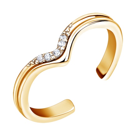 Купить оптом кольцо из серебра с фианитами 1320201742л от Krasnoe