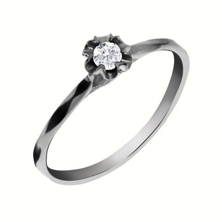 Купить оптом кольцо из серебра с фианитами 1340200136 от Krasnoe