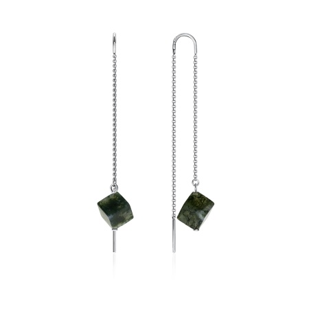 Купить оптом серьги из серебра с агатами 2340390703-61 от Krasnoe