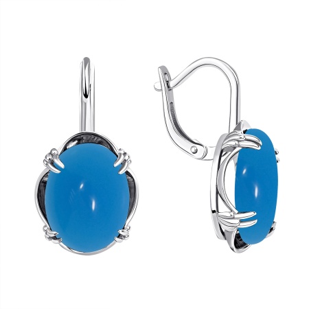 Купить оптом серьги из серебра с агатами 2340391997-70 от Krasnoe