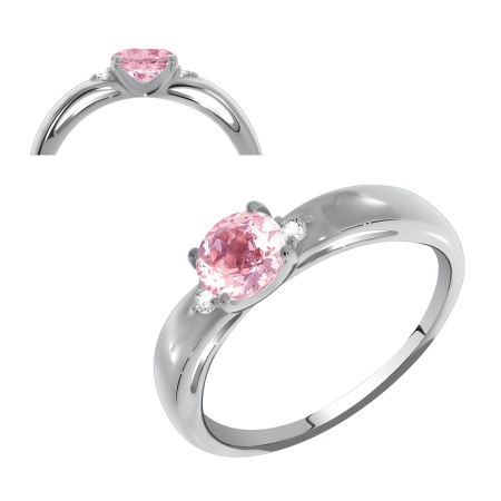 Купить оптом кольцо из серебра с фианитами 1340200259-30 от Krasnoe