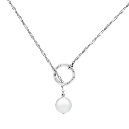 Купить оптом колье из серебра с хрусталём 8340521483-65 от Krasnoe