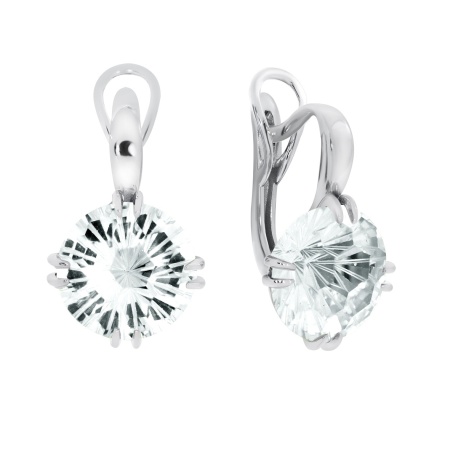 Купить оптом серьги из серебра с фианитами 2340201498 от Krasnoe