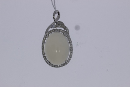 Купить оптом подвеска из серебра с агатами и фианитами 3340393509 от Krasnoe