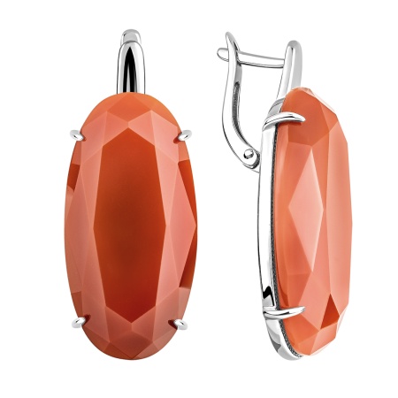 Купить оптом серьги из серебра с агатами 2340395044-31 от Krasnoe