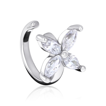 Купить оптом серьги из серебра с фианитами 2340205422 от Krasnoe