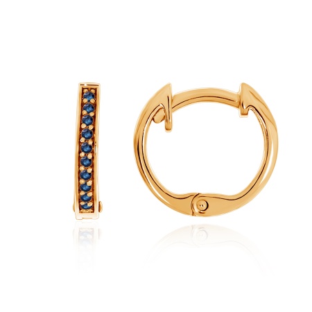 Купить оптом серьги из серебра с натуральными корундами 2320160176-82 от Krasnoe