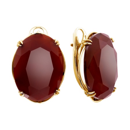 Купить оптом серьги из серебра с агатами 2320395146-31 от Krasnoe