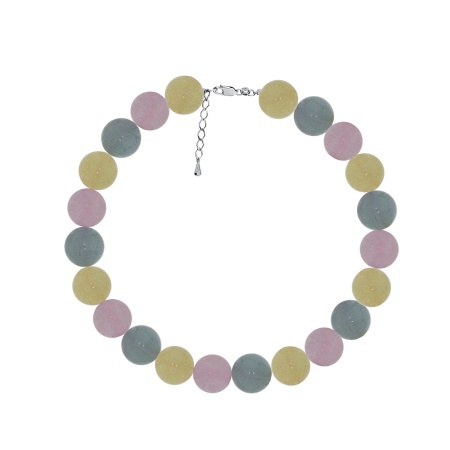 Купить оптом браслет из серебра с агатами 4340656088-17-47 от Krasnoe