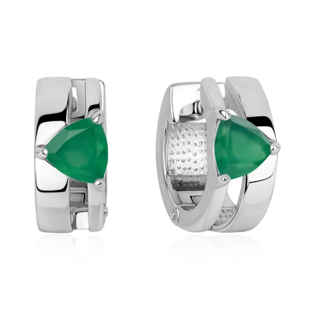 Купить оптом серьги из серебра с агатами 2340395537-60 от Krasnoe