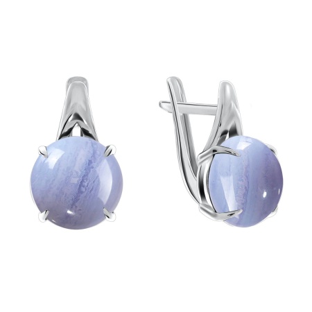 Купить оптом серьги из серебра с агатами 2340390124-84 от Krasnoe