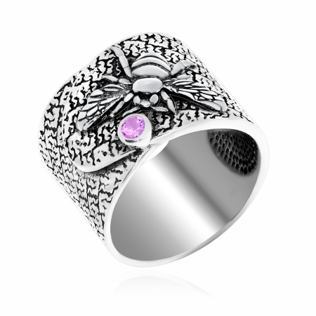 Купить оптом кольцо из серебра с аметистом 1310061769 от Krasnoe