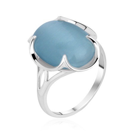 Купить оптом кольцо из серебра с кошачий глазом 1340266000-70 от Krasnoe