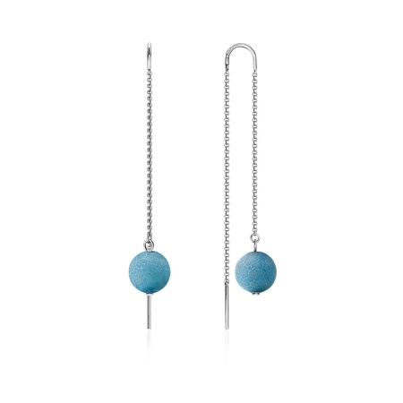 Купить оптом серьги из серебра с агатами 2340390711-70 от Krasnoe