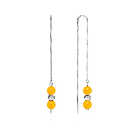 Купить оптом серьги из серебра с агатами 2340390714-1-50 от Krasnoe