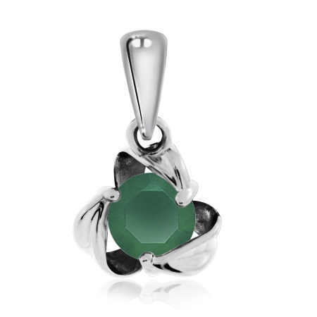 Купить оптом подвеска из серебра с агатом 3340391913-60 от Krasnoe