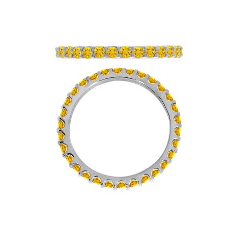 Купить оптом кольцо из серебра с цитринами 1340111315-200 от Krasnoe