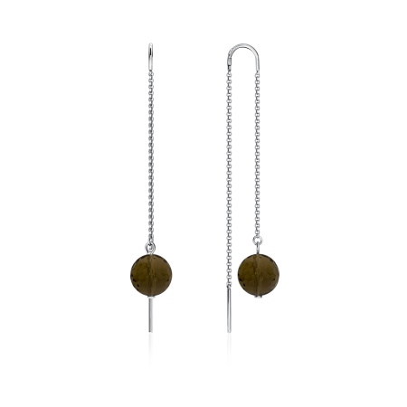 Купить оптом серьги из серебра с топазами 2340100712-1 от Krasnoe