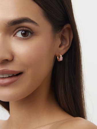 Купить оптом серьги из серебра с кошачий глазами 2320261878-30 от Krasnoe