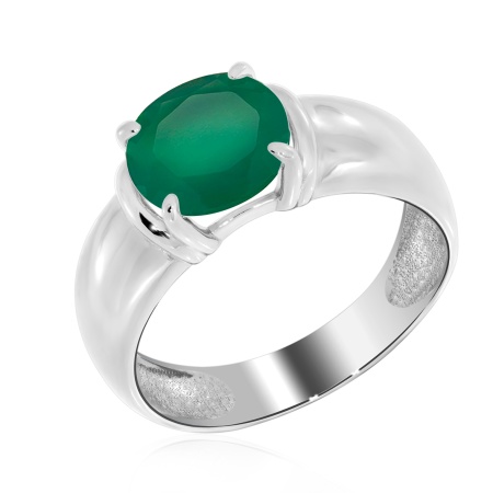 Купить оптом кольцо из серебра с агатом 1340391117-60 от Krasnoe