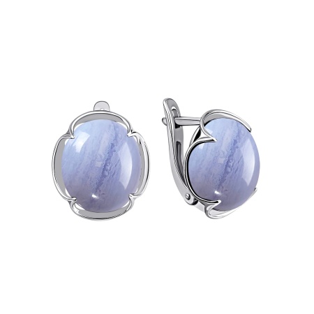 Купить оптом серьги из серебра с агатами 2340391943-84 от Krasnoe