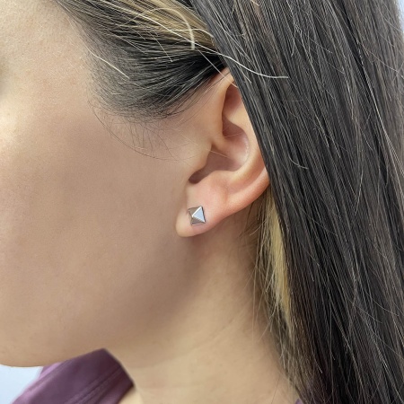 Купить оптом пусеты из серебра без вставок 2340400545 от Krasnoe