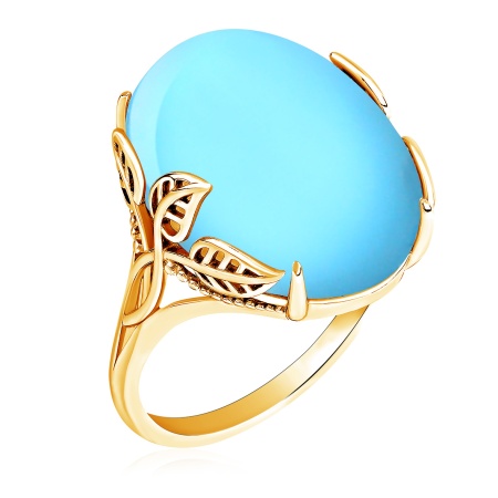 Купить оптом кольцо из серебра с бирюзой 1320315049 от Krasnoe