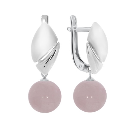 Купить оптом серьги из серебра с кварцем 2340100900-1-30 от Krasnoe