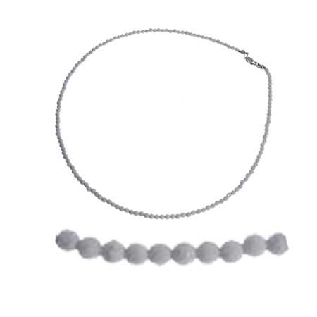 Купить оптом бусы из серебра с агатами 8340396037-45 от Krasnoe