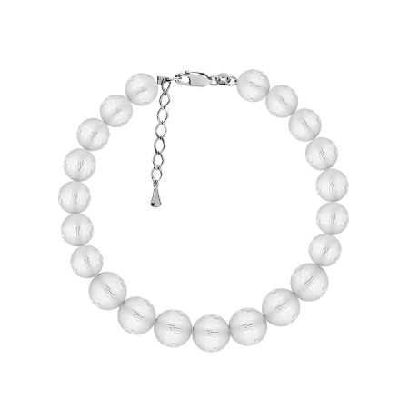 Купить оптом браслет из серебра с хрусталём 4340526444-17-2 от Krasnoe