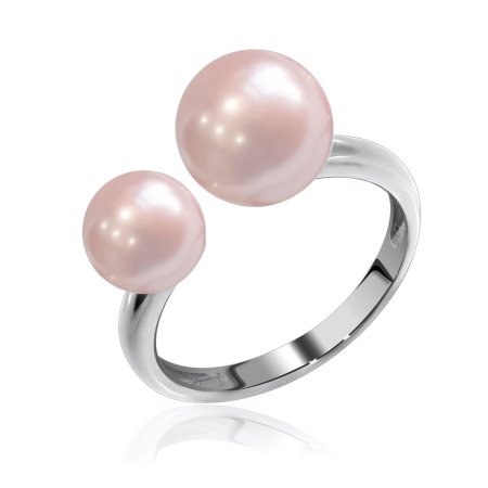 Купить оптом кольцо из серебра с жемчугами 1340244318-46 от Krasnoe