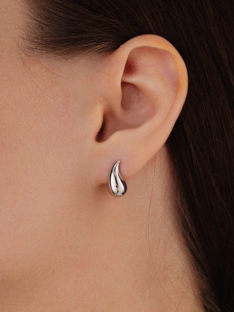 Купить оптом серьги из серебра без вставок 2340405034 от Krasnoe