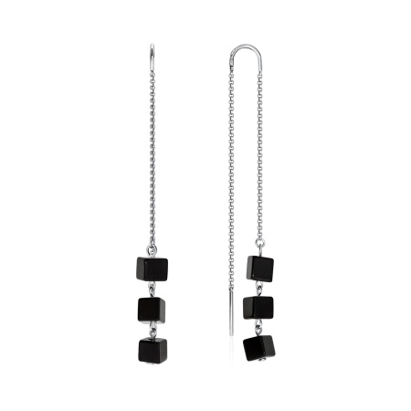 Купить оптом серьги из серебра с агатами 2340390706-20 от Krasnoe