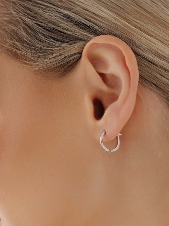 Купить оптом серьги из серебра без вставок 2340405544 от Krasnoe