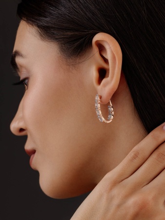 Купить оптом серьги из серебра с топазами 2320071182 от Krasnoe